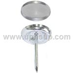 BMP30N112-1 Button Parts, 1-1/2" No Dent Nail w/Shells, size 30, 1 gross (PER BOX)