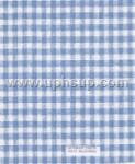 FBT500-23 Fleece-Backed Vinyl Tablecloth, Blue/White Gingham Check, 54" (PER YARD)