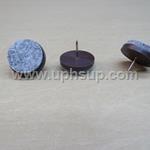 FGL30MMFLT Furniture Glide - Brown 30 mm felt, 5/8" shank (EACH)