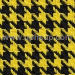 HTF03 Fabric Houndstooth - #03-7298924 Yellow, 57" (PER YARD)