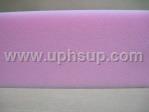 JK01024082 Foam #1845 Quality Firm (pink), 1" x 24" x 82" (PER SHEET)
