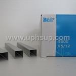 STBE9512 Staples - Galvanized BeA #9512 - 1/2", 5,000 pcs. (PER BOX)