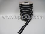 ZIP05ABLR Zippers - #5 Aluminum, black, 1", YKK 150 yds. (PER ROLL)