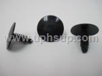 ATF40-9849 AUTO TRIM FASTENERS #9849,  9/32 hole size, 1" head diameter, black (25 PCS.)
