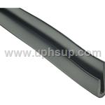 AJCLIP001M (D) Auto J-Clip, #001M Black Flexible 13/16" (PER YARD)