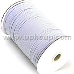 ELAWH.1R Elastic - White flat, 1" x 100 yds. (PER ROLL)