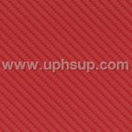 MCAR300 Vinyl - 32 oz. Expanded, Marine Carbon Fiber, Stop Light Red, 54" (PER YARD)