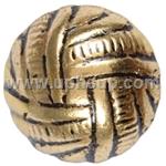 DN6845K-100 Decorative Nails - Overlap, 7/16" diameter, 5/8" shank, 100 pcs. (PER BAG)