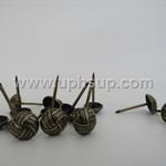 DN6846K-100 Decorative Nails - Overlap, 7/16" diameter, 3/4" shank, 100 pcs. (PER BAG)