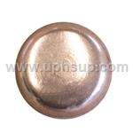 DN6940-CP1/2-100 Decorative Nails - Copper Plated - Flat Head, 1/2" diameter, 1/2" shank, 100 pcs. (PER BAG)