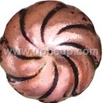 DN7000-OCLR1/2-100 Decorative Nails - Orient Old Copper Lacquer Rolled , 7/16" diameter, 1/2" shank, 100 pcs. (PER BAG)
