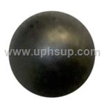 DN7100-BLM1/2-100 Decorative Nails - Black Lacquer Matte, 7/16" diameter, 1/2" shank, 100 pcs. (PER BAG)