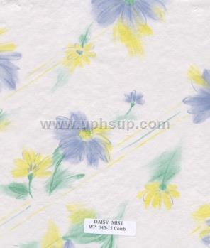 FBTWP45-15 Tablecloth, Fleece-Backed Vinyl  Daisy Mist, 54" (PER YARD)