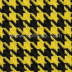 HTF03 Fabric Houndstooth - #03-7298924 Yellow/Black, 57" (PER YARD)