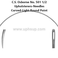 NEC6 Needle 6" - 15 ga., Light Curved Round Point (EACH)