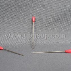UPPR2 Pin - Red Plastic Head, 2-1/8" long (EACH)