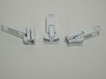 ZIP05WMSSL Zipper Slides - Marine #5, Single White Metal  (EACH)