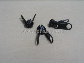 ZIP10BMDS Zipper Slides - Marine #10, Double Black Metal (PER EACH)